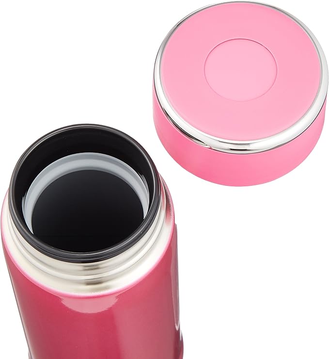 Zojirushi - 0.36 L Floral Pink Stainless Steel Mug - SM-LB36PM