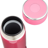 Zojirushi - 0.36 L Floral Pink Stainless Steel Mug - SM-LB36PM