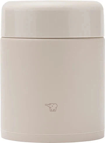 Zojirushi - 0.4 L Beige Stainless Steel Food Jar - SW-KA40CM