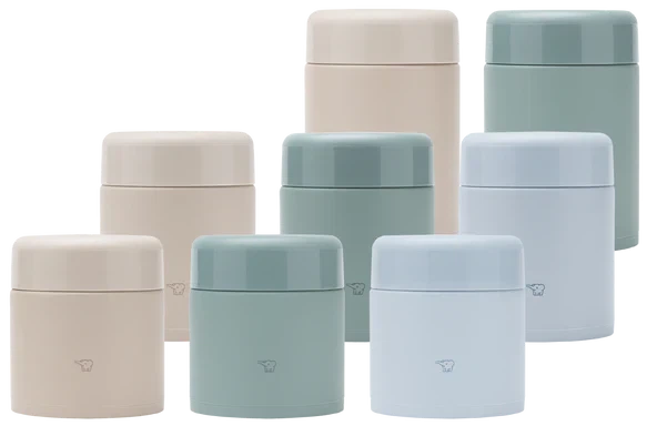 Zojirushi - 0.4 L Ice Gray Stainless Steel Food Jar - SW-KA40HL