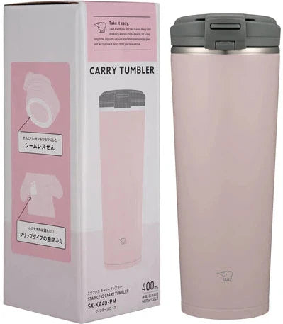 Zojirushi - 0.40 L Vintage Rose Stainless Carry Tumbler - SX-KA40PM