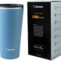 Zojirushi - 0.45 L Blue Gray Stainless Steel Vacuum Insulated Tumbler - SX-FSE45AJ