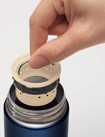 Zojirushi - 0.46 L Deep Blue Stainless Steel Mug with Tea Filter - SM-JTE46-AD