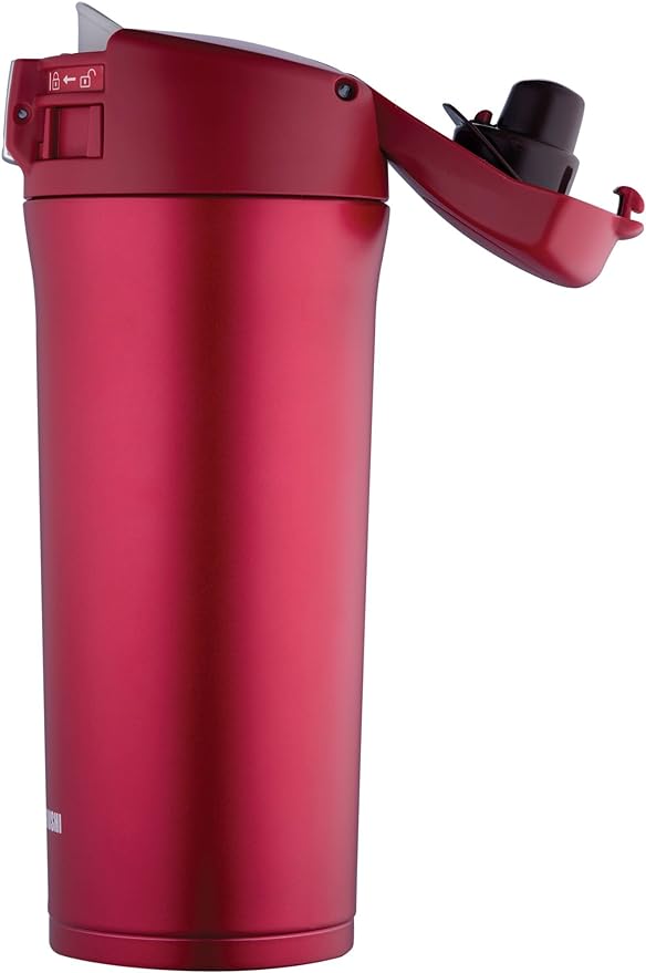 Zojirushi - 0.48 L Cherry Red Stainless Steel Travel Mug - SM-YAE48RA