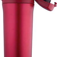 Zojirushi - 0.48 L Cherry Red Stainless Steel Travel Mug - SM-YAE48RA