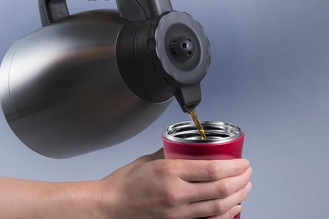 Zojirushi - 0.48 L Cherry Red Stainless Steel Travel Mug - SM-YAE48RA