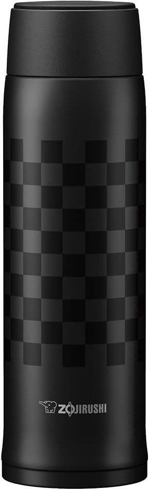 Zojirushi - 0.48 L Ichimatsu Black Stainless Steel Vacuum Insulated Mug - SM-NAE48SABZ