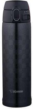Zojirushi - 0.48 L Ichimatsu Black Stainless Steel Vacuum Insulated Mug - SM-TAE48SABZ