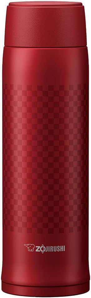 Zojirushi - 0.48 L Ichimatsu Red Stainless Steel Vacuum Insulated Mug - SM-NAE48SARZ