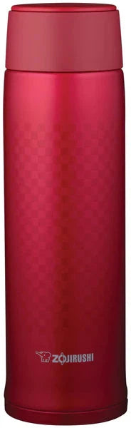 Zojirushi - 0.48 L Ichimatsu Red Stainless Steel Vacuum Insulated Mug - SM-NAE48SARZ