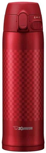 Zojirushi - 0.48 L Ichimatsu Red Stainless Steel Vacuum Insulated Mug - SM-TAE48SARZ