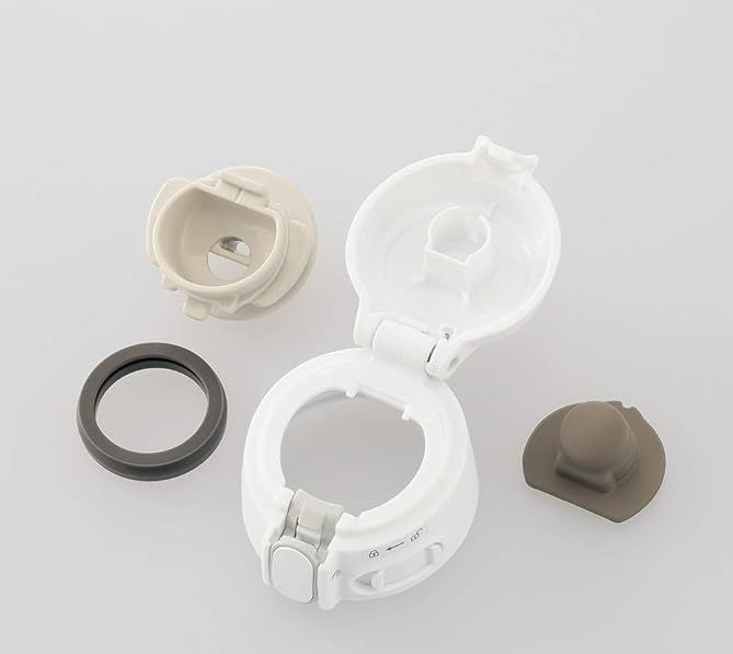 Zojirushi - 0.48 L Ichimatsu White Stainless Steel Vacuum Insulated Mug - SM-TAE48SAWZ