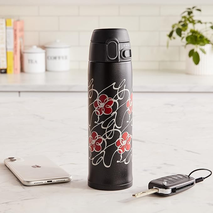 Zojirushi - 0.48 L Kana Black Stainless Steel Vacuum Insulated Mug - SM-TAE48SABJ