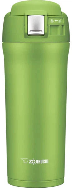 Zojirushi - 0.48 L Lime Green Stainless Steel Travel Mug - SM-YAE48GA