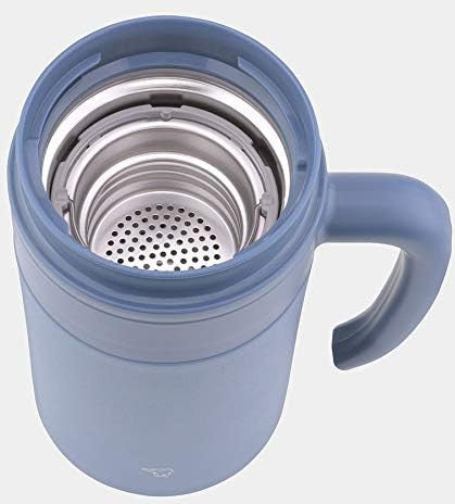 Zojirushi - 0.48 L Prussian Blue Stainless Tea Tumbler with Handle - SE-KAE48AZ