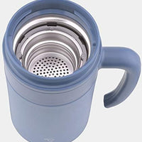 Zojirushi - 0.48 L Prussian Blue Stainless Tea Tumbler with Handle - SE-KAE48AZ