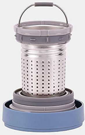 Zojirushi - 0.48 L Prussian Blue Stainless Tea Tumbler with Handle - SE-KAE48AZ