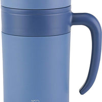 Zojirushi - 0.48 L Prussian Blue Stainless Tea Tumbler with Handle - SE-KAE48AZ