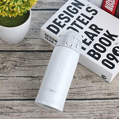 Zojirushi - 0.48 L White Stainless Steel Vacuum Insulated Mug - SM-TA48WA