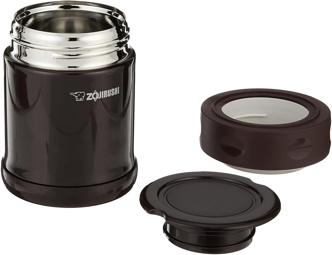 Zojirushi - 0.5 L Stainless Dark Brown Steel Food Jar - SW-EAE50-TD