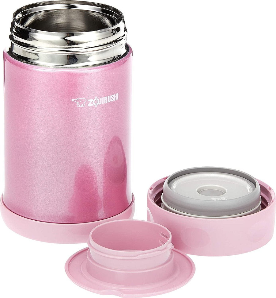 Zojirushi - 0.5 L Stainless Steel Shiny Pink Food Jar - SW-EAE50-PS