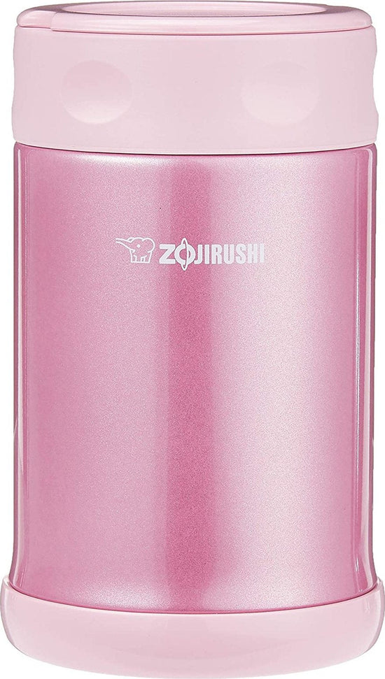 Zojirushi - 0.5 L Stainless Steel Shiny Pink Food Jar - SW-EAE50-PS