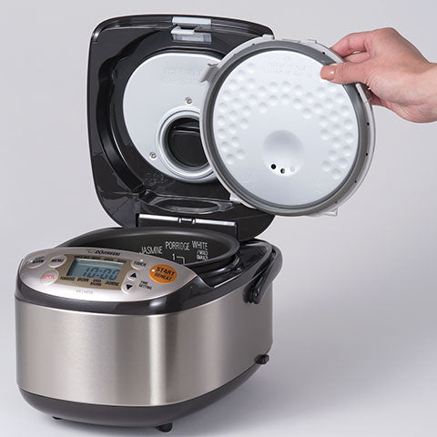 Zojirushi - 0.54 L Microcomputer Rice Cooker & Warmer with Reheat Function - NS-LHC05