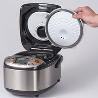 Zojirushi - 0.54 L Microcomputer Rice Cooker & Warmer with Reheat Function - NS-LHC05