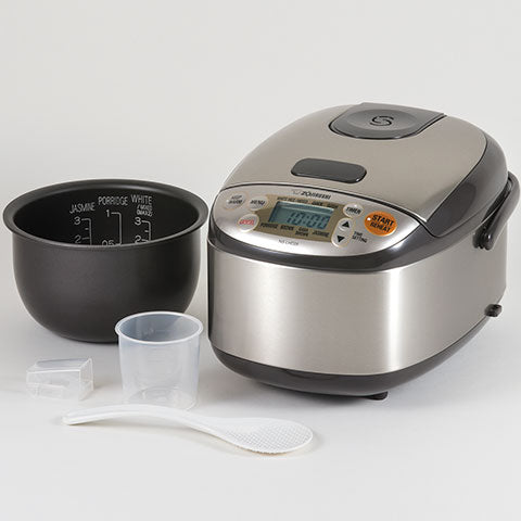 Zojirushi - 0.54 L Microcomputer Rice Cooker & Warmer with Reheat Function - NS-LHC05
