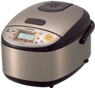 Zojirushi - 0.54 L Microcomputer Rice Cooker & Warmer with Reheat Function - NS-LHC05