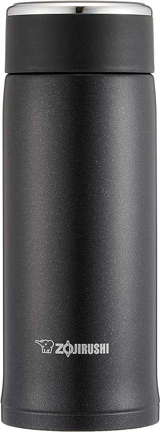 Zojirushi - 0.6 L Matte Black Stainless Steel Mug - SM-LB60BZ