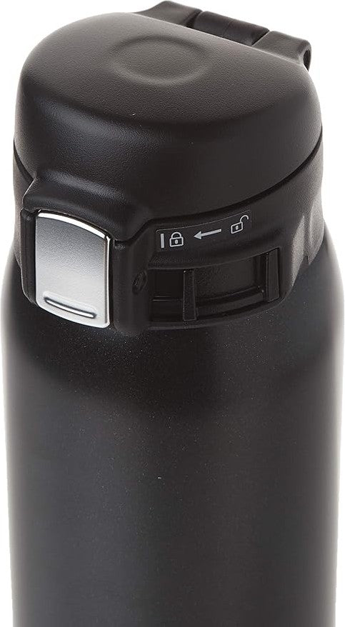 Zojirushi - 0.6 L Matte Black Stainless Steel Mug - SM-SHE60-BZ