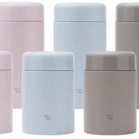 Zojirushi - 0.75 L Medium Gray Stainless Steel Food Jar - SW-KA75HHM