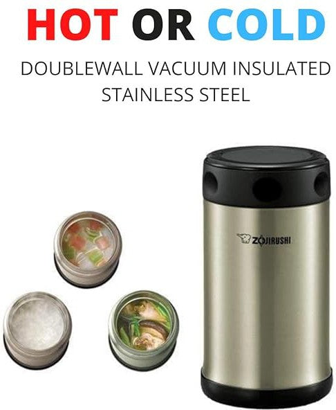 Zojirushi - 0.75 L Stainless Steel Food Jar - SW-FBE75XA