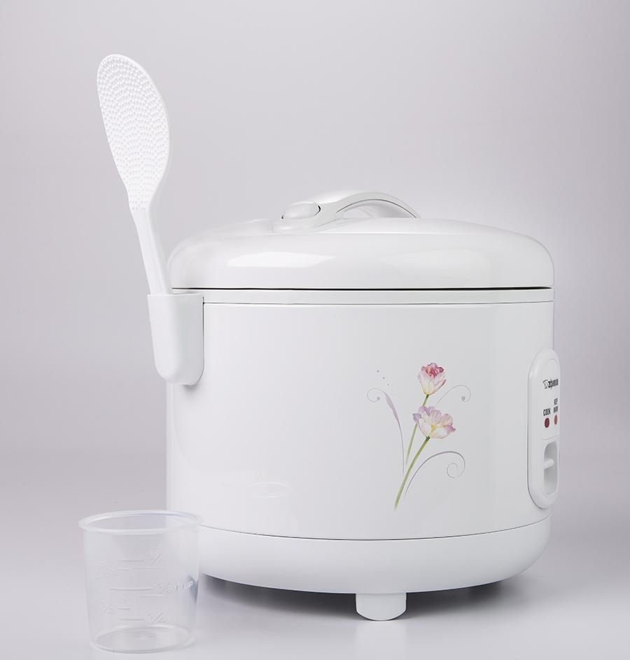 Zojirushi - 1 L / 5.5 Cup Automatic White Rice Cooker & Warmer - NS-RPC10FJ