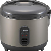 Zojirushi - 1 L Automatic Grey Rice Cooker & Warmer - NS-RPC10HM