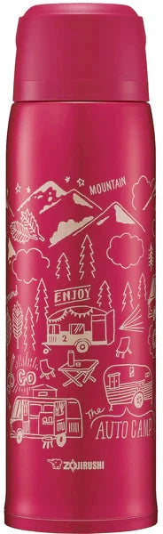 Zojirushi - 1.03 L Red Stainless Steel Bottle - SJ-JS10RA