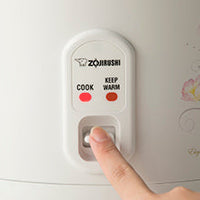 Zojirushi - 1.8 L Automatic Grey Rice Cooker & Warmer - NS-RPC18HM