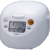 Zojirushi - 1.8 L Microcomputer Rice Cooker & Warmer with Detachable Power Cord - NS-WAC18