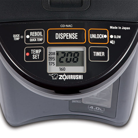 Zojirushi - 4 L Micom Water Boiler & Warmer - CD-NAC40BM