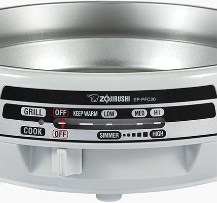 Zojirushi - Gourmet d'Expert® Electric Skillet for Yin Yang Hot Pot - EP-PFC20HA