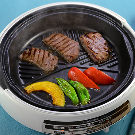 Zojirushi - Gourmet d'Expert® Electric Skillet for Yin Yang Hot Pot - EP-PFC20HA