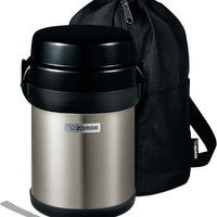 Zojirushi - Mr. Bento® Stainless Lunch Jar With 4 Microwaveable Inner Bowls - SL-JBE14XA