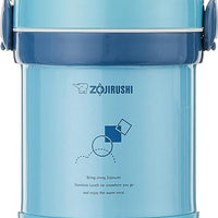 Zojirushi - Ms. Bento® Stainless Lunch Jar With 2 Microwaveable Inner Bowls - SL-MEE07AB