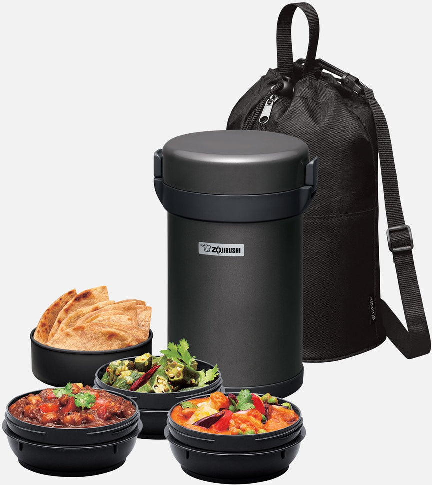 Zojirushi - Stainless Steel Vacuum Insulated Tiffin Box - SL-XCE 20HG