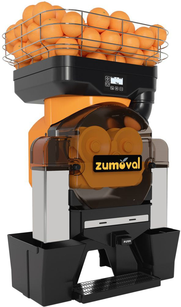 Zumoval - 0.75 HP Big Basic Juice Extractor With Auto Feeder, Self-Cleaning System, Push and Juice Button - 47989 - DISCONTINUED
