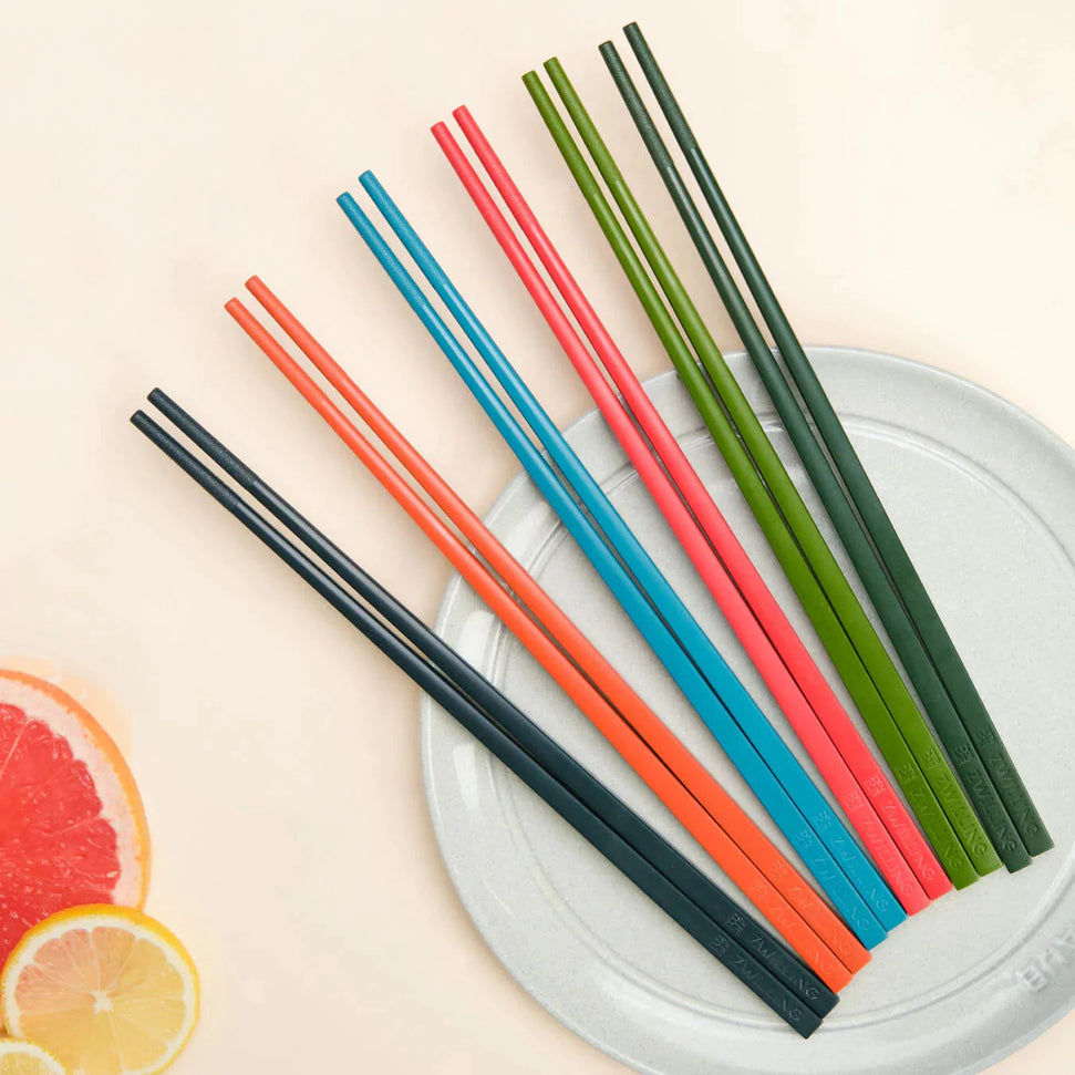 Zwilling - 12 PC Chopstick, Pack of Six Pairs (Multi colors) - 36155-006