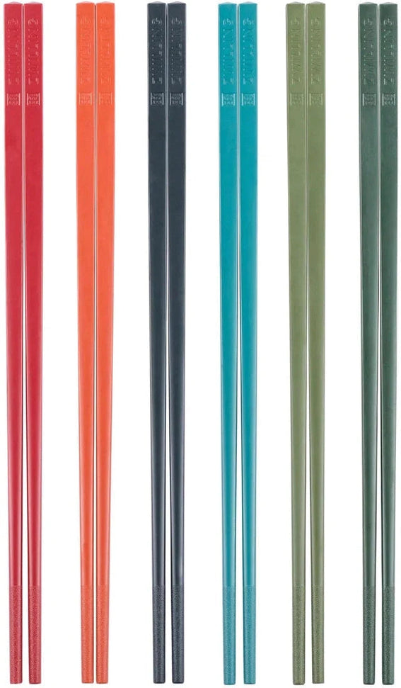 Zwilling - 12 PC Chopstick, Pack of Six Pairs (Multi colors) - 36155-006
