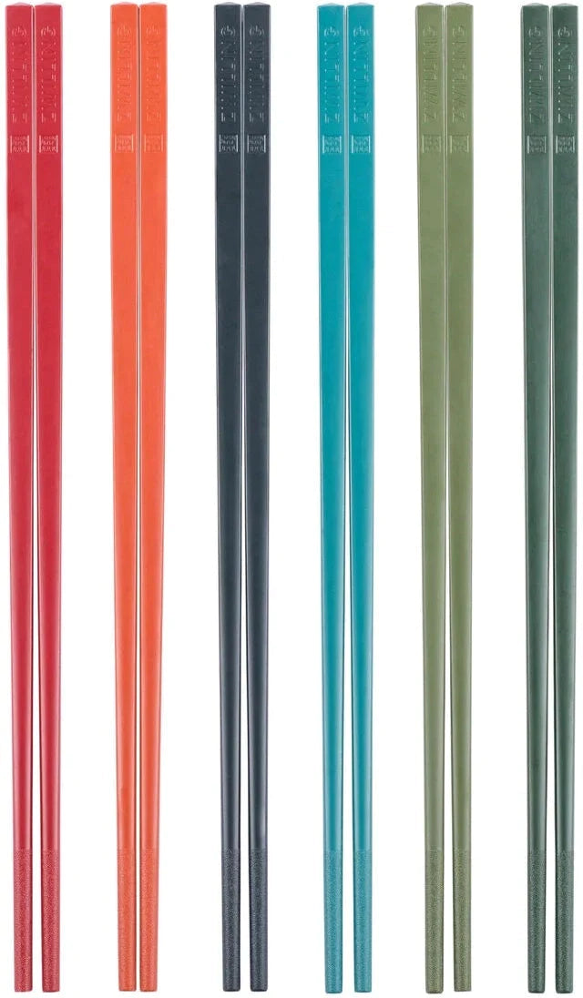 Zwilling - 12 PC Chopstick Set of Six Pairs (Multi colors) - 36155-006