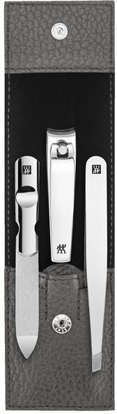 Zwilling - 3 PC Anthracite Leather Pocket Case - 1021388